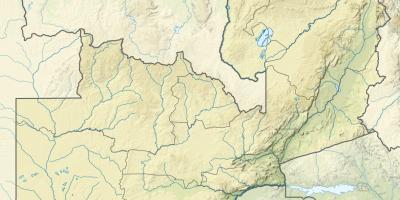 Mapa ng Zambia ilog 
